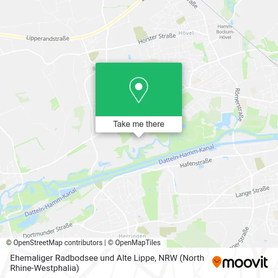 Карта Ehemaliger Radbodsee und Alte Lippe