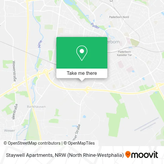 Staywell Apartments map