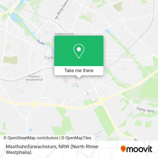 Карта Masthuhnfürwachstum