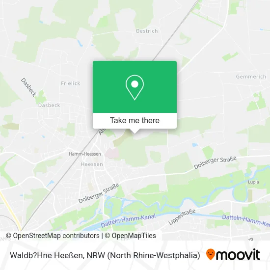 Карта Waldb?Hne Heeßen