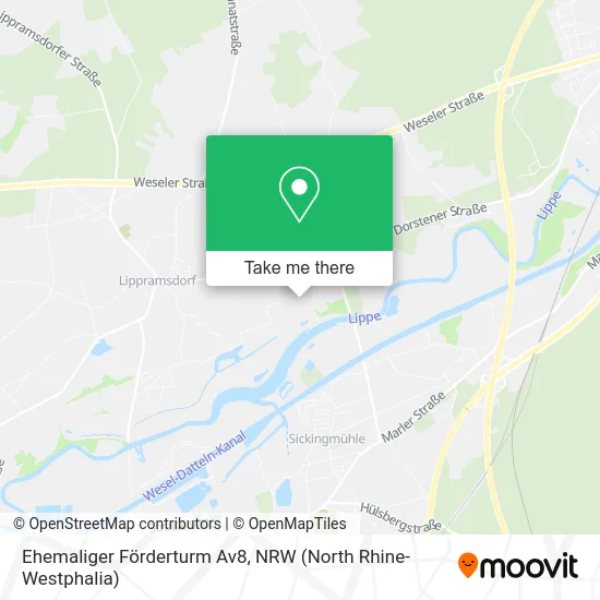 Карта Ehemaliger Förderturm Av8