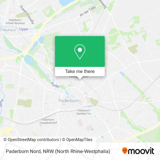 Карта Paderborn Nord