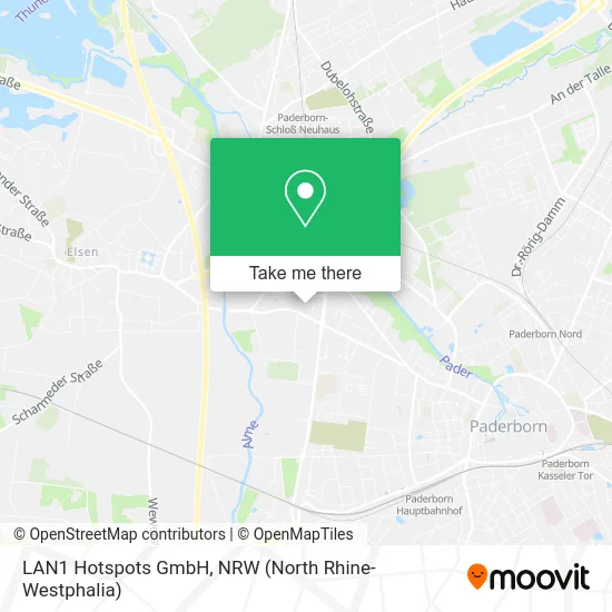 LAN1 Hotspots GmbH map