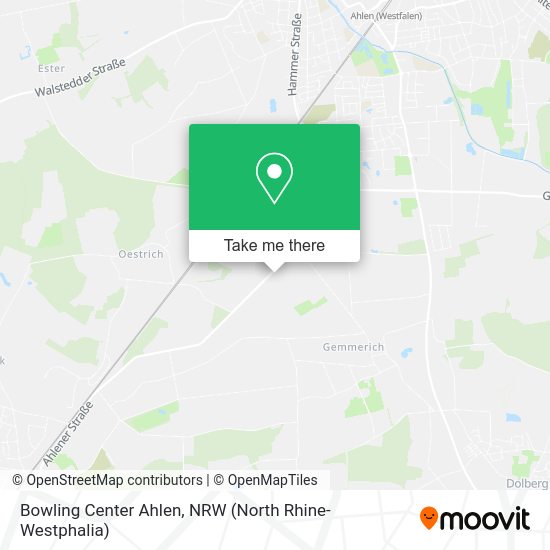 Карта Bowling Center Ahlen