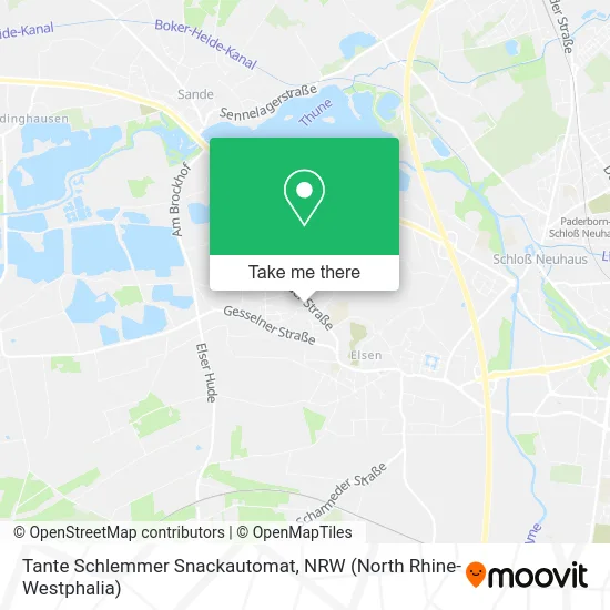 Карта Tante Schlemmer Snackautomat