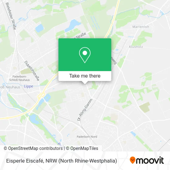 Карта Eisperle Eiscafé