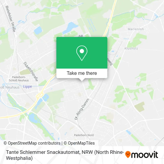 Карта Tante Schlemmer Snackautomat