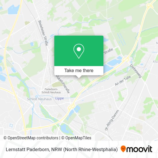 Карта Lernstatt Paderborn