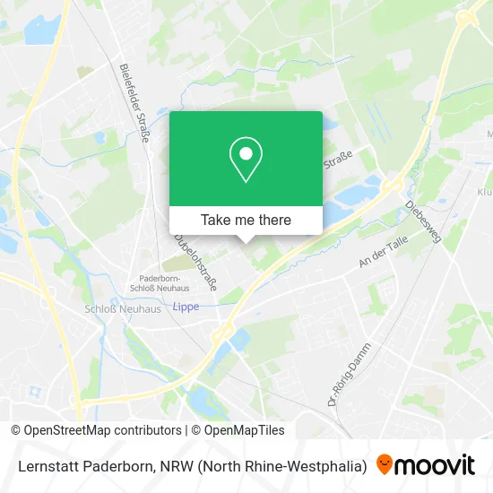 Карта Lernstatt Paderborn