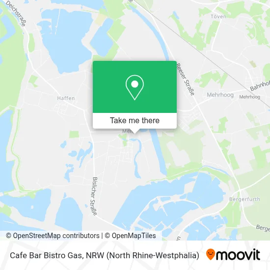 Cafe Bar Bistro Gas map