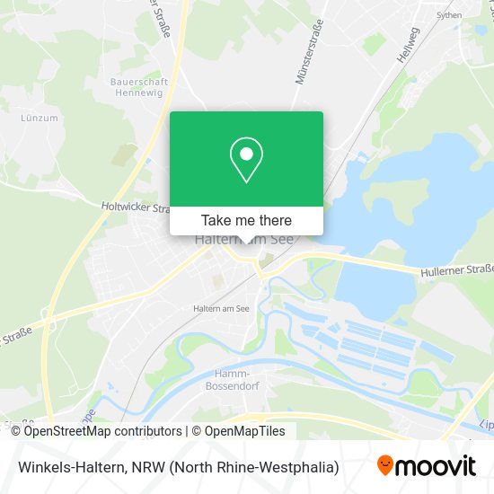 Карта Winkels-Haltern
