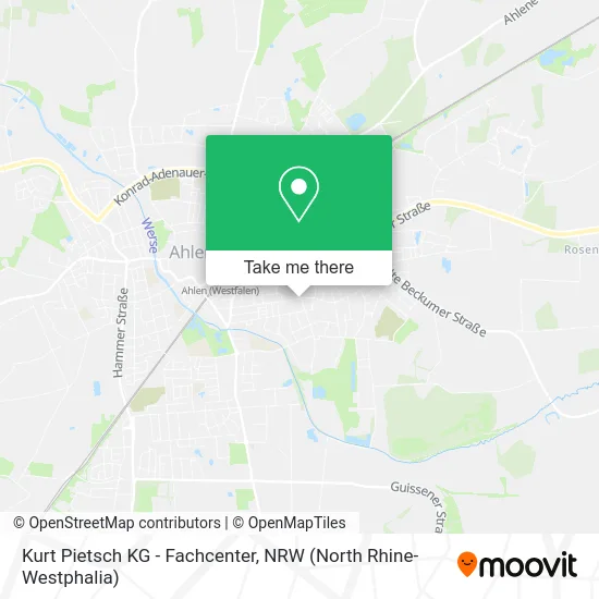Карта Kurt Pietsch KG - Fachcenter