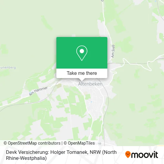 Карта Devk Versicherung: Holger Tomanek