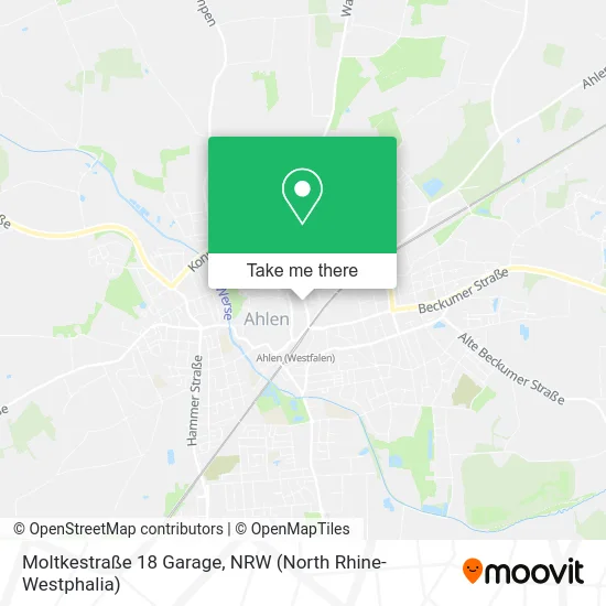 Moltkestraße 18 Garage map