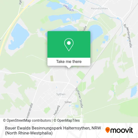 Карта Bauer Ewalds Besinnungspark Halternsythen