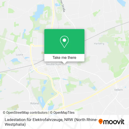 Карта Ladestation für Elektrofahrzeuge
