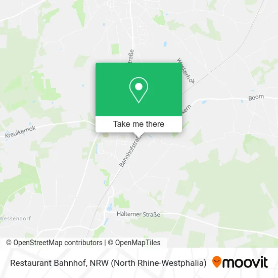 Restaurant Bahnhof map