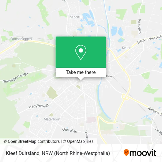 Карта Kleef Duitsland