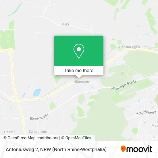 Antoniusweg 2 map