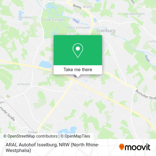 Карта ARAL Autohof Isselburg