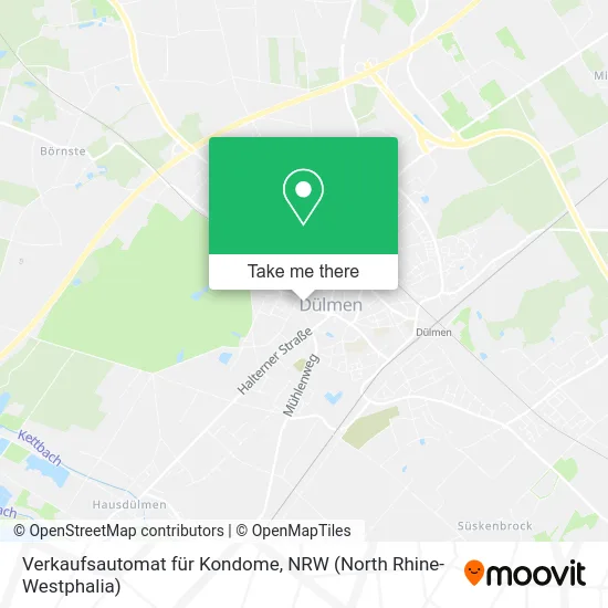 Карта Verkaufsautomat für Kondome