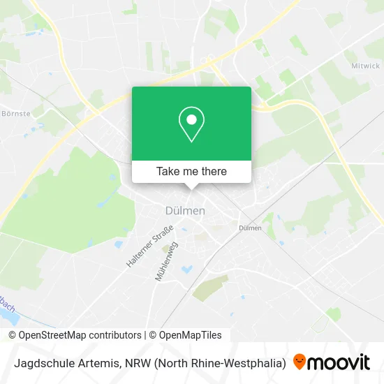 Jagdschule Artemis map