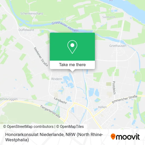 Карта Honorarkonsulat Niederlande