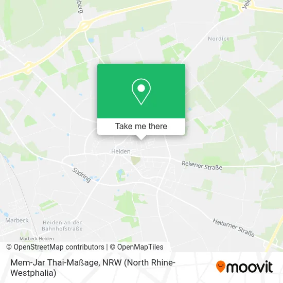 Карта Mem-Jar Thai-Maßage
