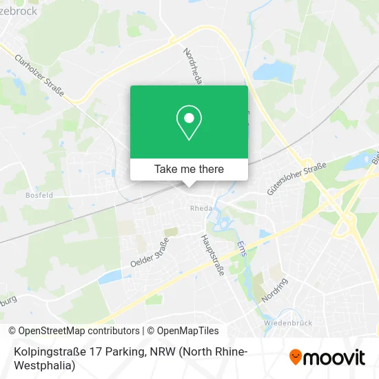 Карта Kolpingstraße 17 Parking