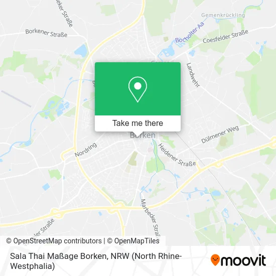 Карта Sala Thai Maßage Borken