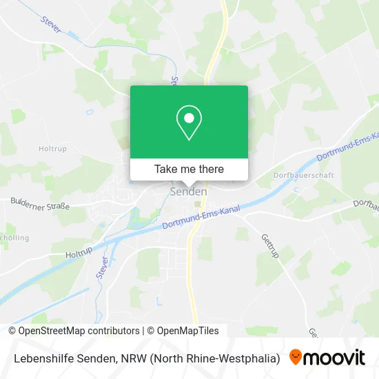 Lebenshilfe Senden map