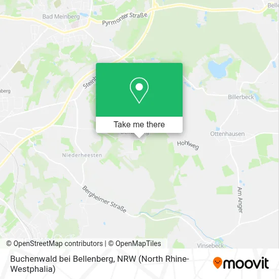 Buchenwald bei Bellenberg map