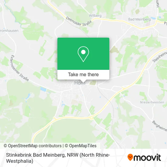 Карта Stinkebrink Bad Meinberg