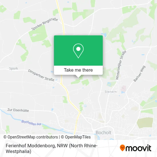 Ferienhof Moddenborg map