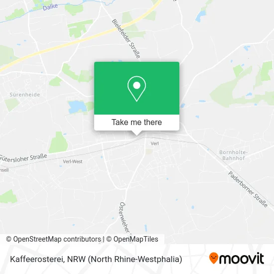 Карта Kaffeerosterei