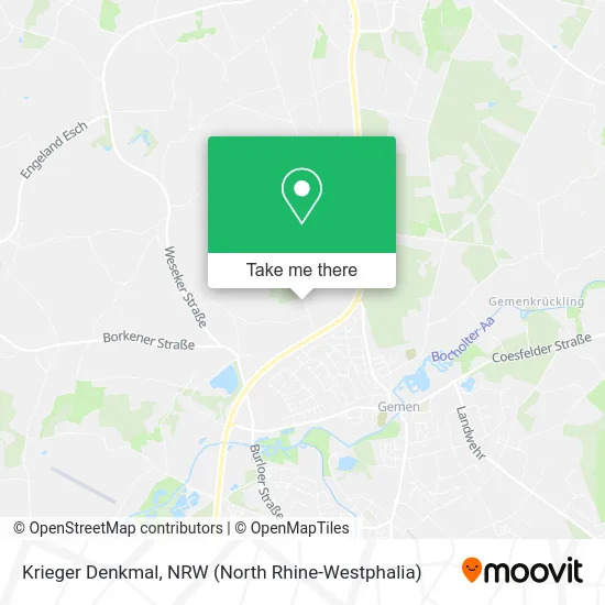 Карта Krieger Denkmal