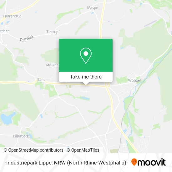 Industriepark Lippe map