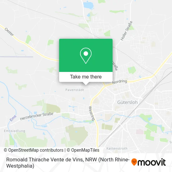 Romoald Thirache Vente de Vins map