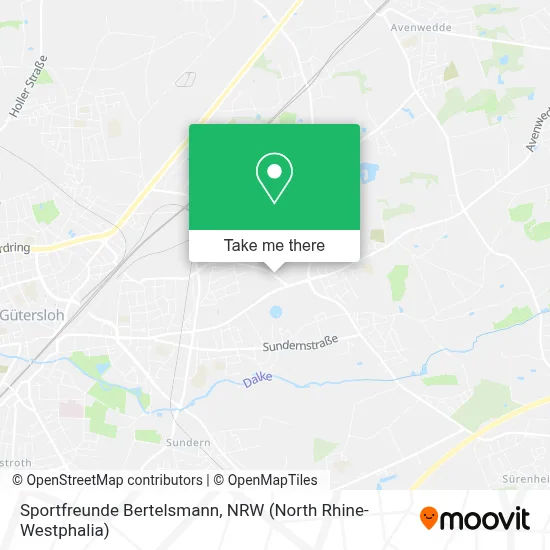 Sportfreunde Bertelsmann map