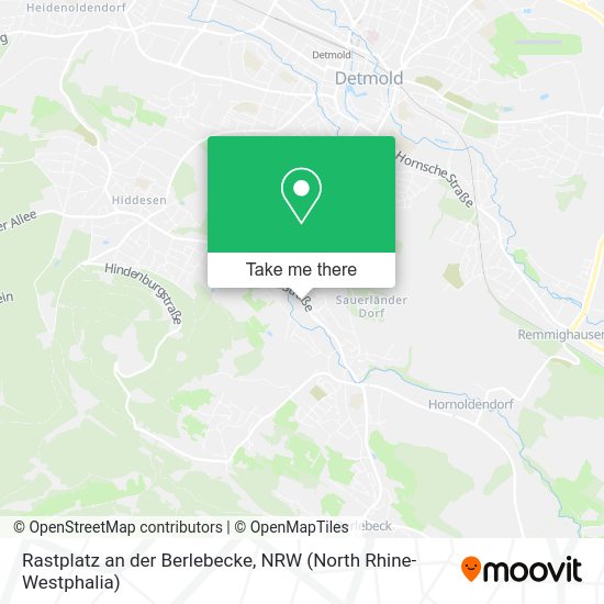 Карта Rastplatz an der Berlebecke
