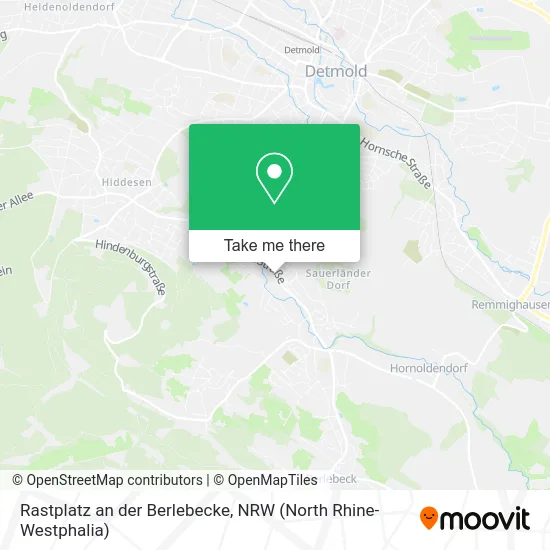 Rastplatz an der Berlebecke map