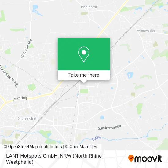 LAN1 Hotspots GmbH map