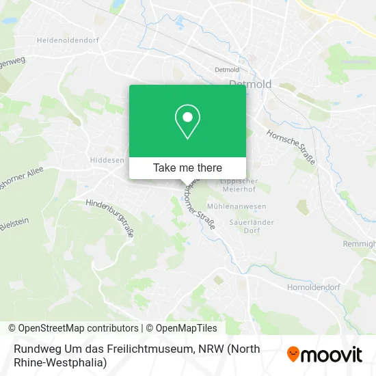 Rundweg Um das Freilichtmuseum map