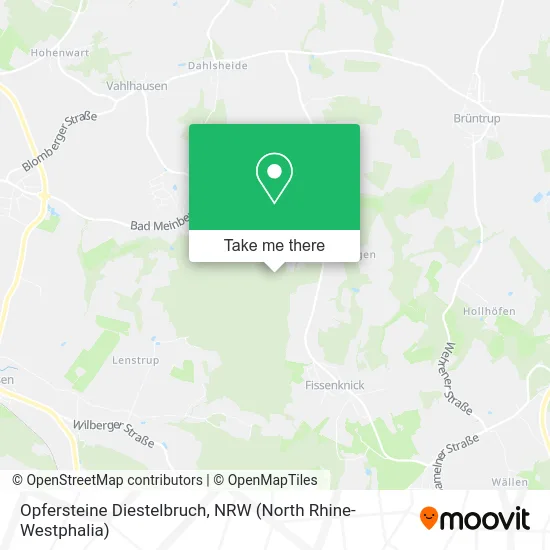 Карта Opfersteine Diestelbruch