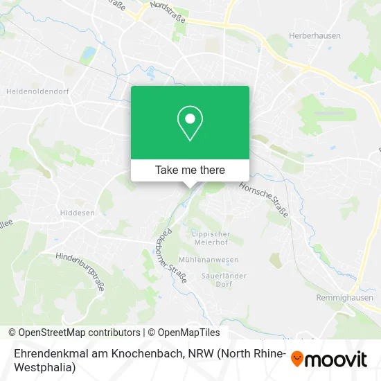 Ehrendenkmal am Knochenbach map