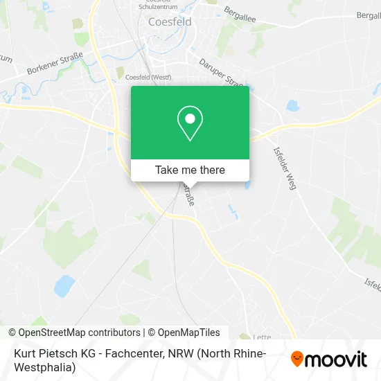 Kurt Pietsch KG - Fachcenter map