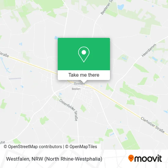 Westfalen map
