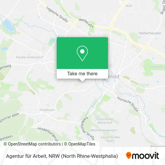Карта Agentur für Arbeit