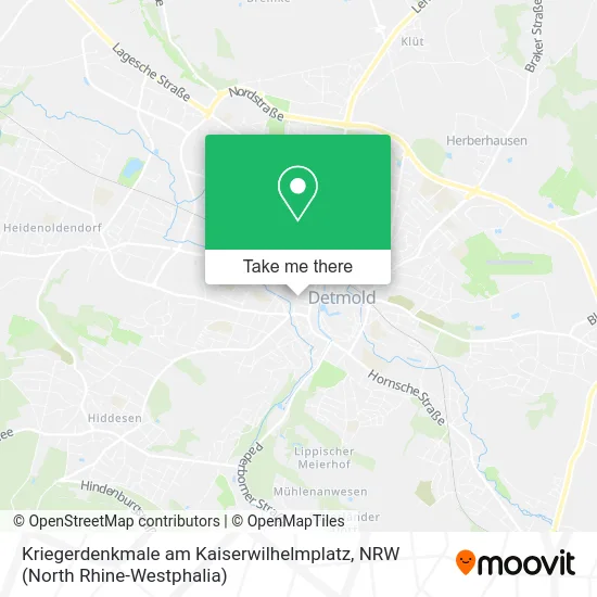 Карта Kriegerdenkmale am Kaiserwilhelmplatz