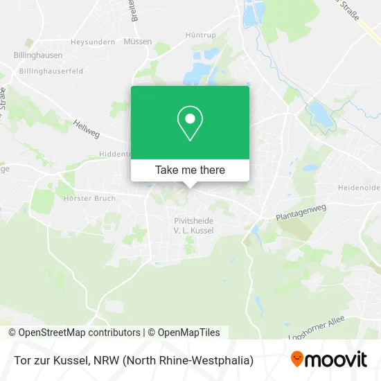 Карта Tor zur Kussel